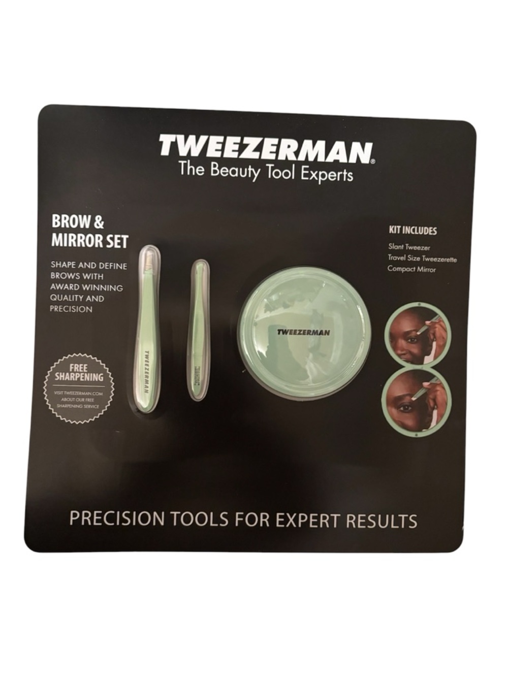 Tweezerman Brow & Mirror Set